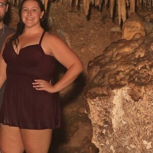 Torrid Swim Dress with Smoothing Panel